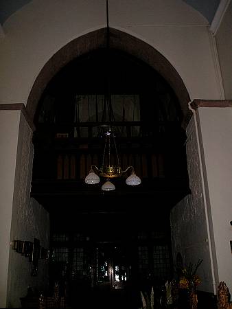 Thorveton - Looking up to the Ringing Chamber